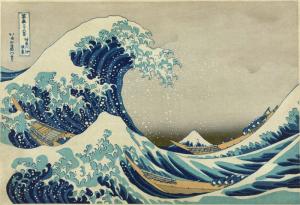 La grande onda di Kanagawa, Katsushika Hokusai